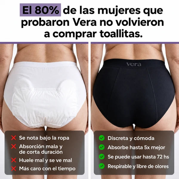 Bombachas absorbentes a prueba de fugas